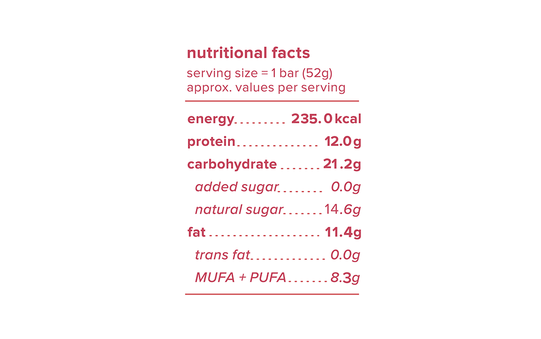 And Nothing Else Cranberry 12g Protein Bar   Pack  52 grams